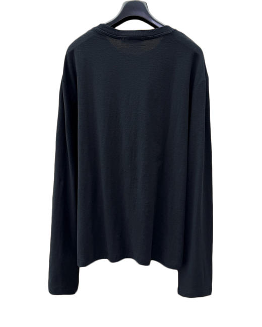 中性款立体印花长袖T恤he001 商品图1