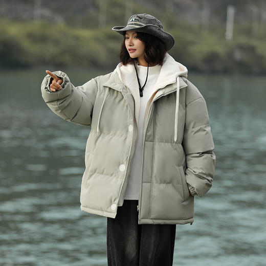 【年底大清仓！！】（春节预售：2月8日-25日停发）斯辰唯佳情侣款休闲假两件棉衣DQC5303 商品图8