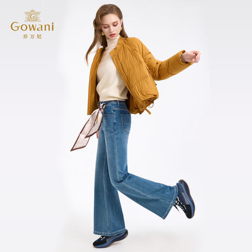 【三色可选】乔万尼新款轻薄女款冬季保暖短款休闲羽绒服EZ4T201 商品图5