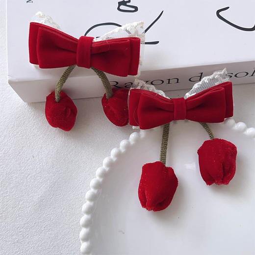 丝绒郁金香对XXSR发夹-纪念日百货门店同款169248933 商品图3