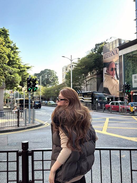 【非质量问题不退】PP25-LP狐狸毛领鹅绒马甲(TT*PP) 商品图5