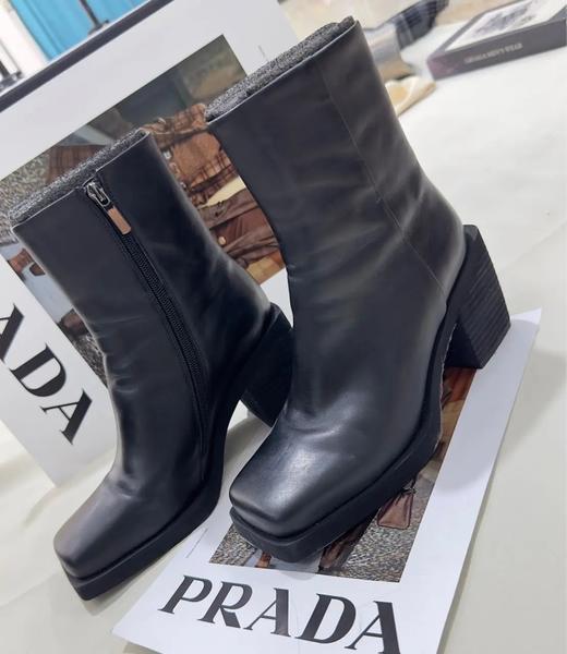 G2507-1#油蜡皮高邦方头鞋 商品图2