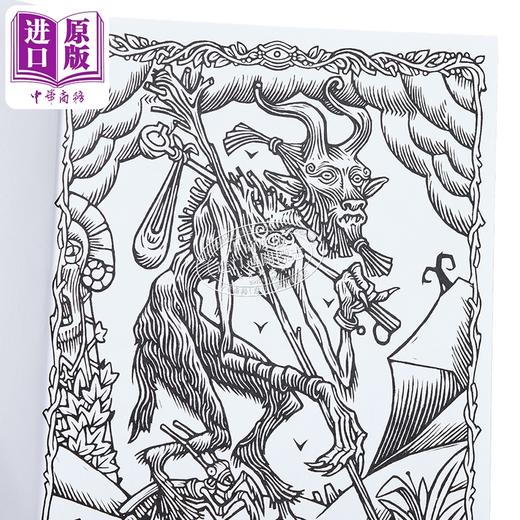 【中商原版】吉列尔莫 德尔托罗 涂色书 Guillermo del Toro Coloring Book 英文原版 Insight Editions 商品图2