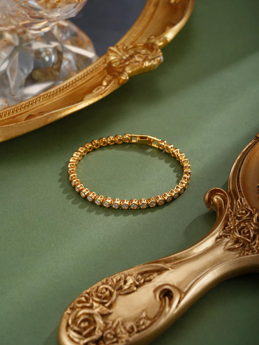 子佩集【誓言凝星】银S925手链【MYS149】镀金点钻2601 商品图3