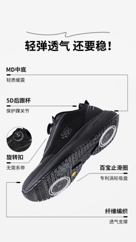 🌸送爸妈的鞋，安全永远排首位！😉【吉尼斯世界记录款】百宝成人止滑鞋 🔥百宝老人鞋带着防滑世界纪录、冠军代言、和多项专利背书 商品图5