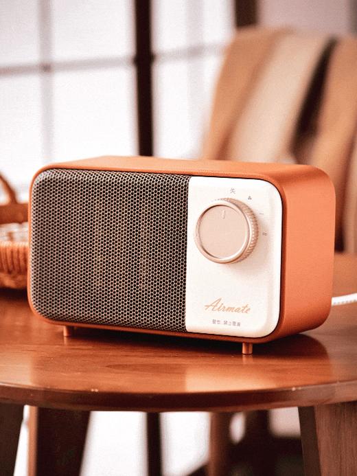 艾美特桌面复古暖风机｜机身小巧不占地，超大功率三秒速热 商品图0