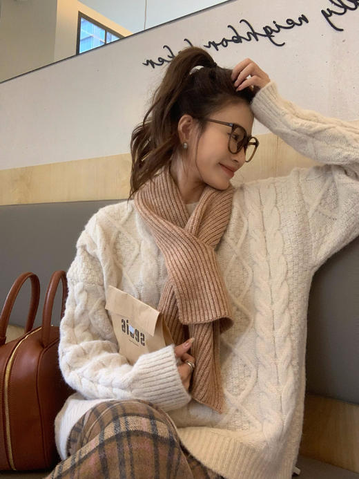 <曾小咸推荐>现货秒杀 ！微信超特价！3色麻花毛衣 日常189.9 立减99.91 秒杀89.99！！ 商品图8