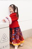 春节不打烊-新春拜年服-童装女童冬季新款中式公主马面裙加绒盛世跃马汉服套装(云肩可拆卸)NY093910年衣 商品缩略图3