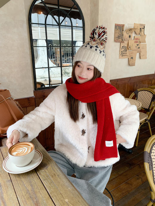 <曾小咸推荐>现货秒杀 ！微信超特价！韩系羊羔绒外套 日常319.99 立减190 秒杀129.99！！ 商品图9