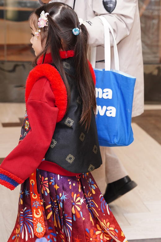 春节不打烊-新春拜年服-童装儿童亲子款马甲冬季新品男女童中式唐装锦绣前程圆满马甲NY089272年衣 商品图6