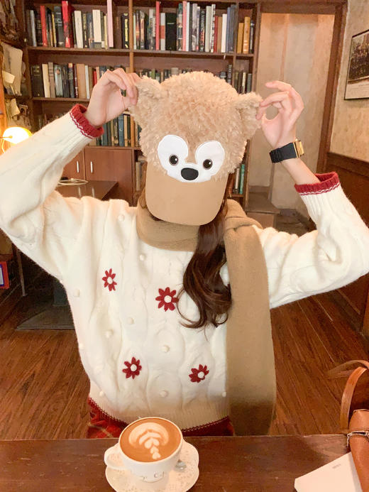 <曾小咸推荐>现货秒杀 ！微信超特价！韩系花朵刺绣毛衣 日常239.99 立减140 秒杀99.99！！ 商品图7