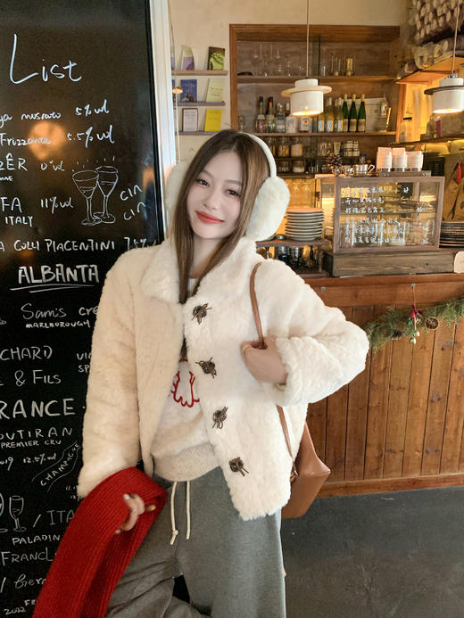 <曾小咸推荐>现货秒杀 ！微信超特价！韩系羊羔绒外套 日常319.99 立减190 秒杀129.99！！ 商品图13