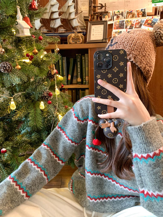 <曾小咸推荐>现货秒杀 ！微信超特价！樱桃波浪条纹毛衣 日常189.99 立减100 秒杀89.99！！ 商品图10