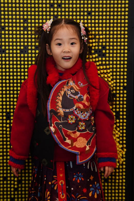 春节不打烊-新春拜年服-童装儿童亲子款马甲冬季新品男女童中式唐装锦绣前程圆满马甲NY089272年衣 商品图3