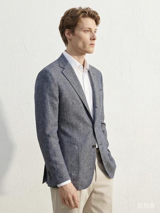 「40款可选」Loro Piana Rhapsody 羊毛蚕丝亚麻混织全麻衬单西 商品图4