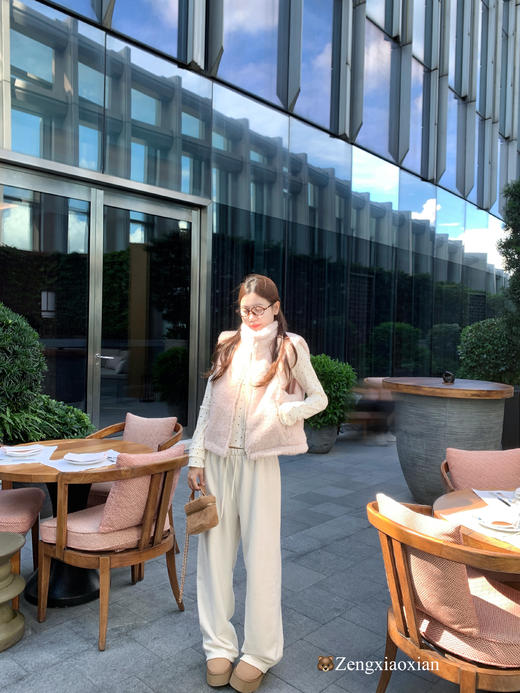 <曾小咸推荐>现货秒杀 ！微信超特价！立领羊羔毛马甲 日常229.99 立减130 秒杀99.99！！ 商品图7