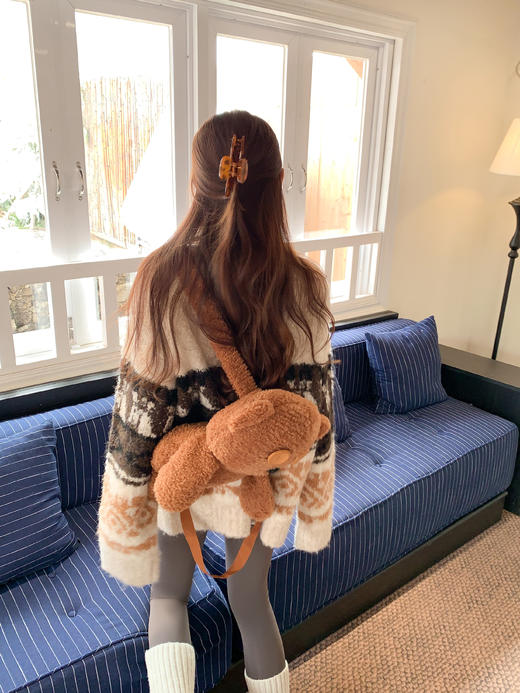 <曾小咸推荐>现货秒杀 ！微信超特价！费尔岛翻领毛衣外套 日常219.99 立减120 秒杀99.99！！ 商品图5