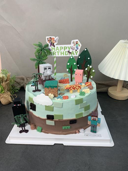 我的世界主题定制蛋糕 商品图2