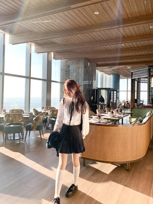 <曾小咸推荐>现货秒杀 ！微信超特价！学院风蝴蝶结衬衫 日常189.99 立减90 秒杀79.99！！ 商品图11