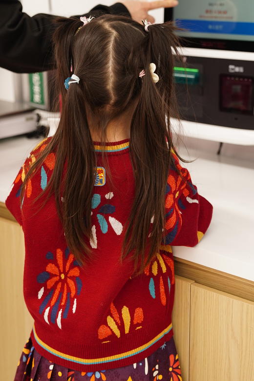 春节不打烊-新春拜年服-童装儿童毛衣亲子装冬新品男女童针织盛世乐马毛衣NY602100年衣 商品图5