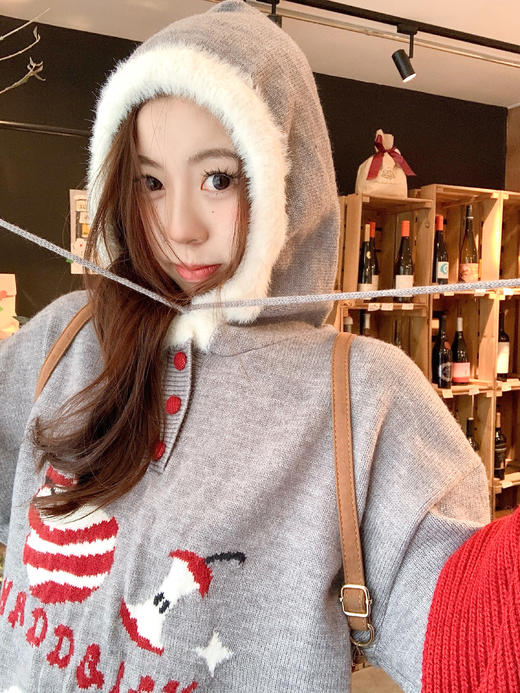 <曾小咸推荐>现货秒杀 ！微信超特！！连帽针织毛衣 日常209.99 立减120 秒杀89.99！！毛呢短裤秒杀59.99！ 商品图10