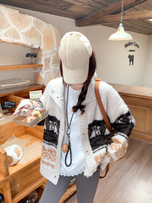 <曾小咸推荐>现货秒杀 ！微信超特价！费尔岛翻领毛衣外套 日常219.99 立减120 秒杀99.99！！ 商品图8