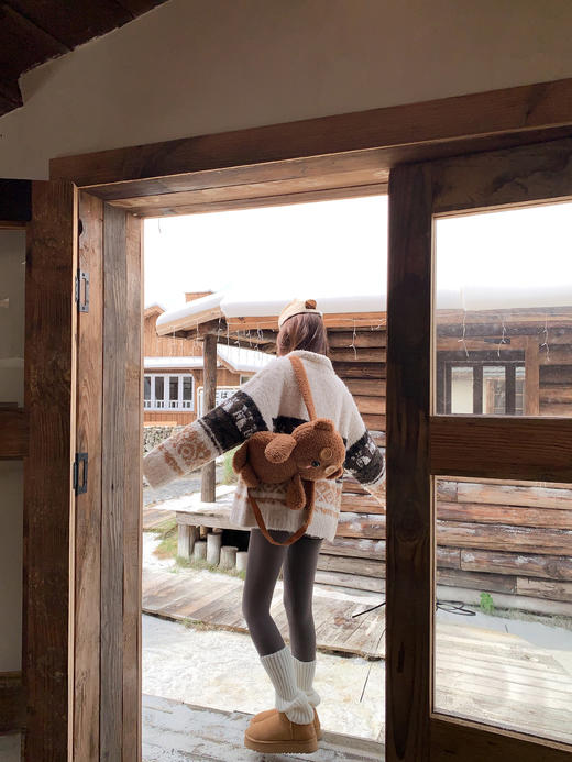 <曾小咸推荐>现货秒杀 ！微信超特价！费尔岛翻领毛衣外套 日常219.99 立减120 秒杀99.99！！ 商品图9