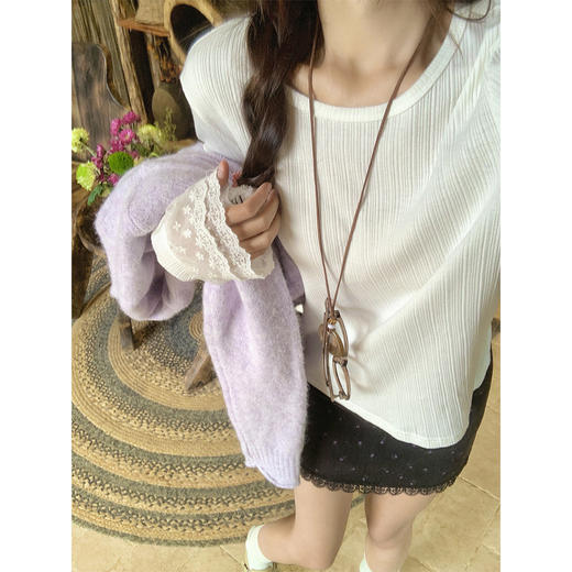 <曾小咸推荐>现货秒杀 ！微信超特价！蕾丝刺绣拼接长袖 日常129.99 立减60 秒杀69.99！！皮衣秒杀139.99！！ 商品图5