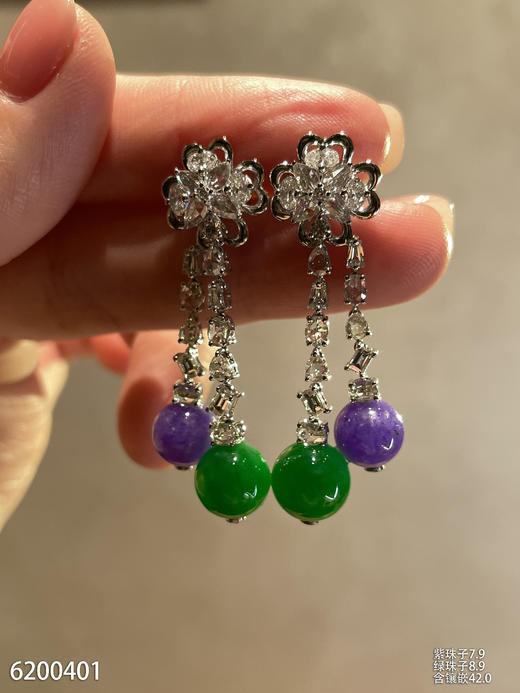 双珠子耳坠【6200401】具体价格微信咨询 商品图2