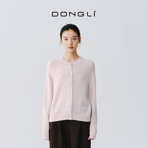 东黎 • 复苏的呼吸 山羊绒女士圆领开衫 6171 商品图2