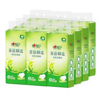 心相印抽纸悬挂式 茶语精选4层320抽*12提 大包挂抽面巾纸 囤货装无挂钩 /家庭清洁/纸品 /清洁纸品 /抽纸 商品图6