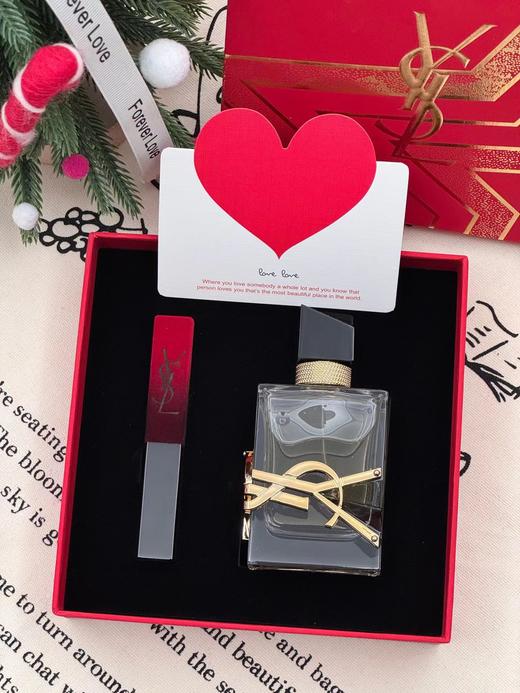 D012268红丝绒#1966口红自由之水香水两件套新年星限定金红礼盒 商品图2
