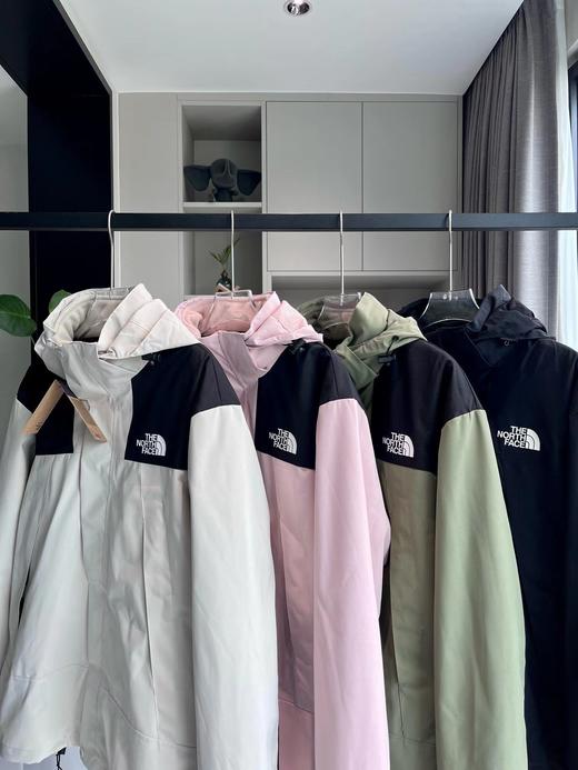 D012274拼接四色连帽三合一外套夹克冲锋衣 商品图2