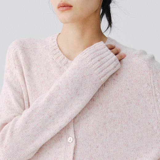 东黎 • 复苏的呼吸 山羊绒女士圆领开衫 6171 商品图5