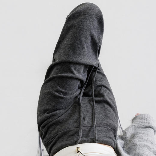 【优质亲肤面料❗️舒适透气不闷热】灰色糯米裤女春秋季2025新款高腰显瘦直筒裤小个子垂感休闲阔腿裤。jc 商品图3