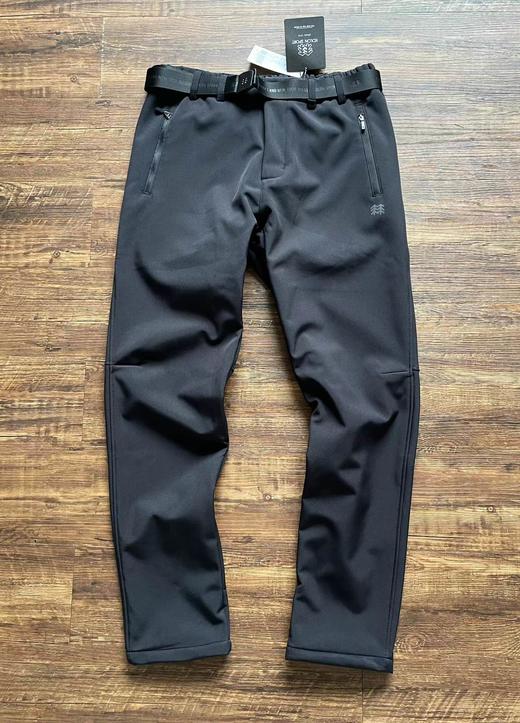 F012222常青款男士轻防水加绒休闲直筒裤长裤 商品图2