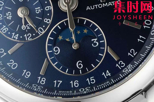 AF浪琴名匠月相系列 名匠八针月相42mm 名匠8针月相功能系列 男士腕表（搭载7751机芯） 商品图4