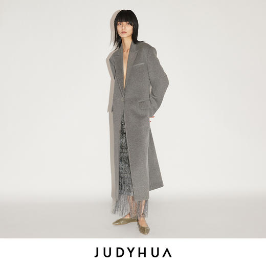 JUDYHUA 晨雾系列羊毛大衣 商品图0