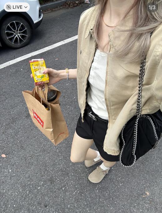 一店k （元厂订单！扫码进官网！）复古老钱风！拉夫👧🏻捡漏！面料工艺绝了！高端成衣工艺！硝洗棉！德国阿曼刺绣工艺！天然牛角扣！酷酷的帅气感轻松拿捏！小马经典哈林顿系列老干部夹克 ！ 商品图8