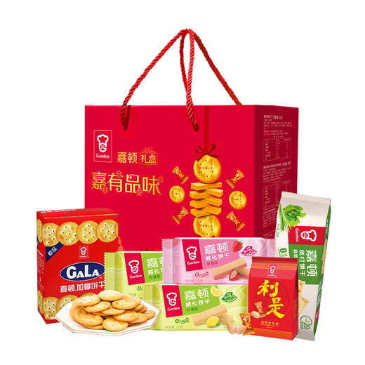 【嘉顿】嘉有品味礼盒519g 零食大礼包礼盒年货送礼团购员工福利-FN 商品图0