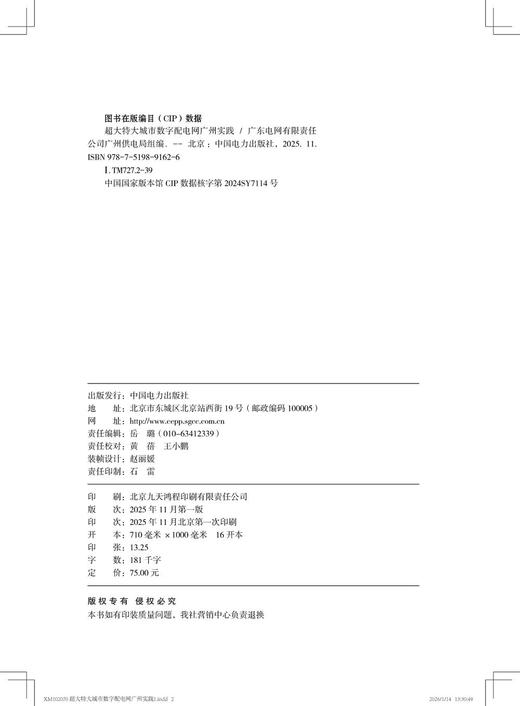 超大特大城市数字配电网广州实践 商品图3