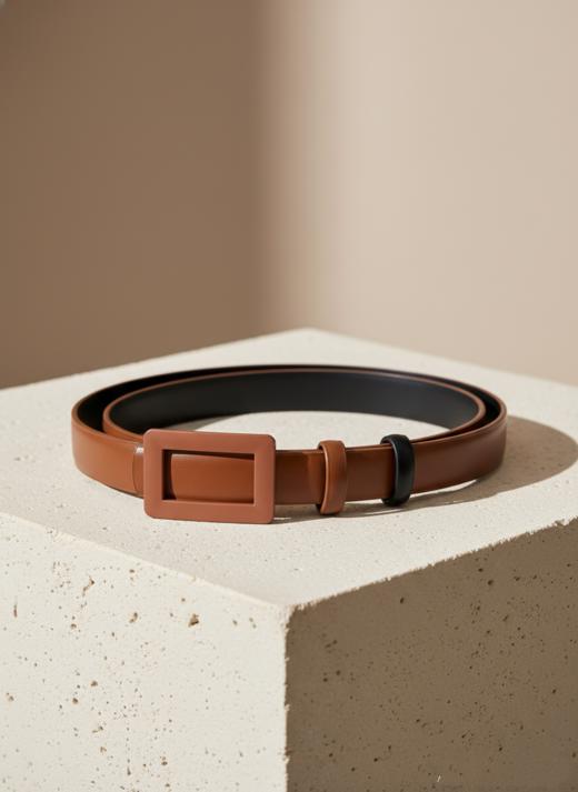 复古牛皮腰带 商品图2