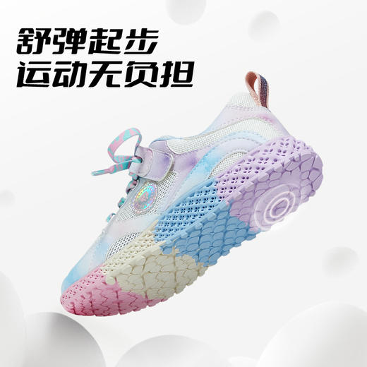泰兰尼斯夏款中大童时尚炫彩女童运动鞋T01D3B2793 商品图5