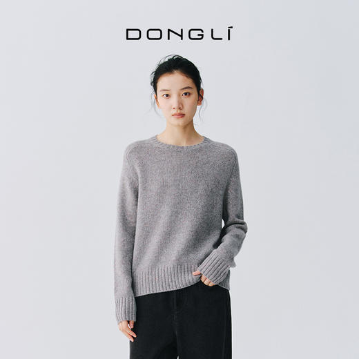 东黎 • 复苏的呼吸 山羊绒女士圆领套衫 6008 商品图6