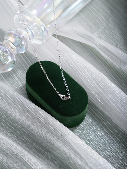 子佩集【华韵流芳】银S925套链【PM2253-XF】项链培育宝石祖母绿2601 商品图4