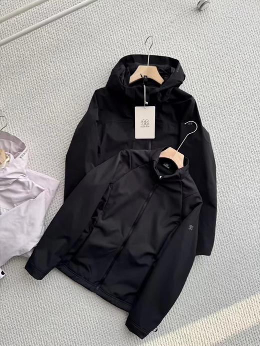 F012213新款2026冲锋衣2级防泼水防风男女软壳内胆三合一夹克 商品图6