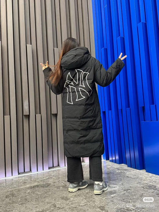 【秒杀价已调 直接拍】MLB 大联盟 原单 男女同 后背大字母 长款羽绒服 商品图7