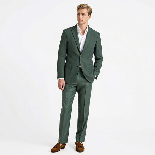 布兰施男士通勤单西商务经典男西装休闲时尚西服开衫 商品图5