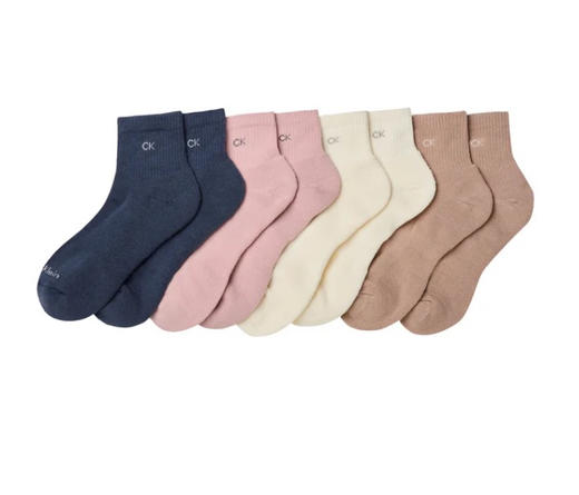 Calvin Klein女士中高筒袜8双装，美国🇺🇸直邮特价199元/8双装包税包邮到手🔥 商品图1