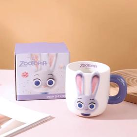 【疯狂动物城系列】中国朱迪高款把柄杯-杯子